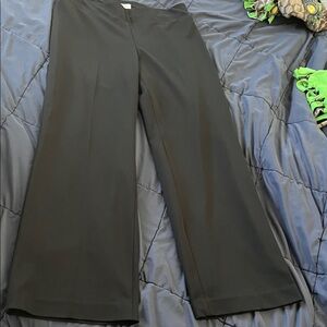 Elegant Black Wide-Leg Women's Pants